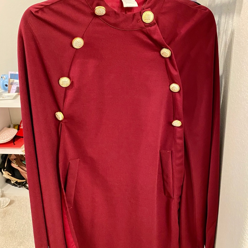 Red poncho